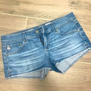 AG Cutoff Denim Shorts
